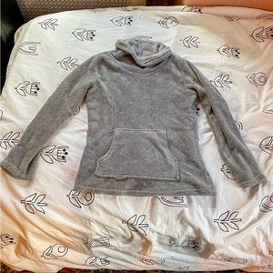 Adrienne Vittadini Sherpa cowl neck pullover